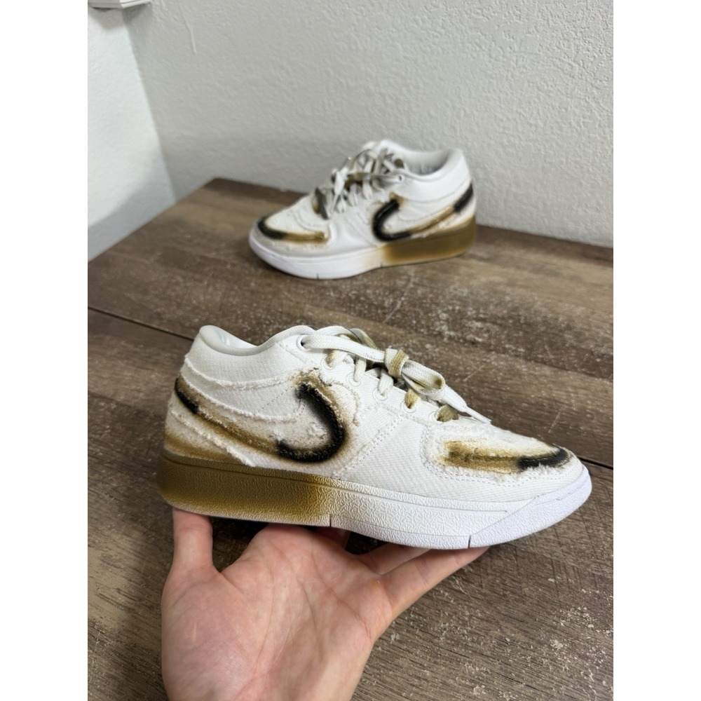 Nike Book 1 Torched White Black Gym Basketball Sneakers IO9987-100 Men's Size 5
